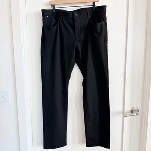 Boss Men's Black Straight Tech Pants